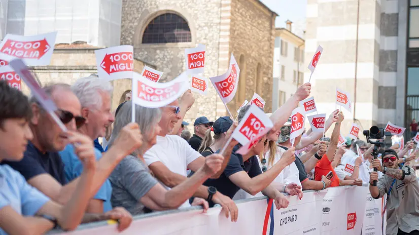 primo invio  Brescia Cronaca Motori Mille Miglia 2026 Punzonatura LUNEDI pomeriggio nella foto un momento dell’evento 07/06/2026 Mazzocchi@newreporter