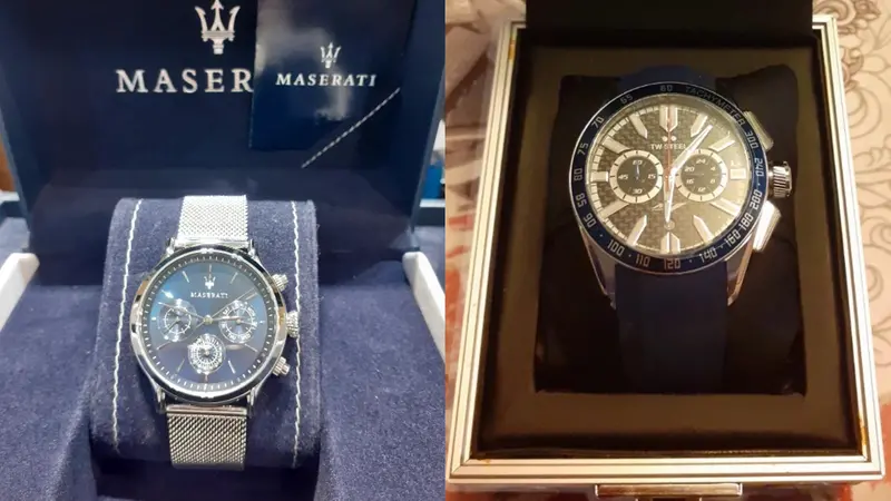 Due degli orologi rubati