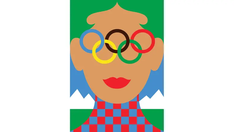 Olimpia Zagnoli, poster per le Olimpiadi invernali di Milano Cortina, 2026