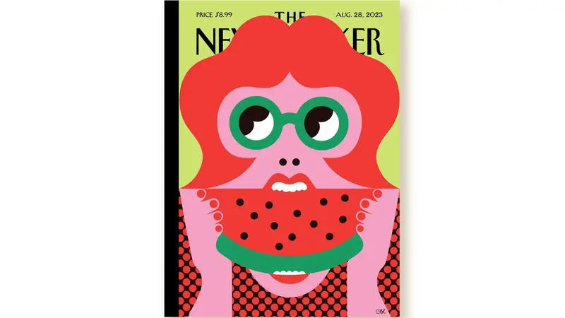Olimpia Zagnoli, Cocomero, The New Yorker cover, 2023