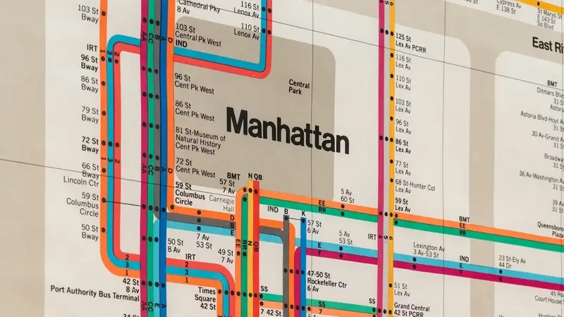La grafica della metropolitana di New York - Foto di Delfino Sisto Legnani, DSL Studio