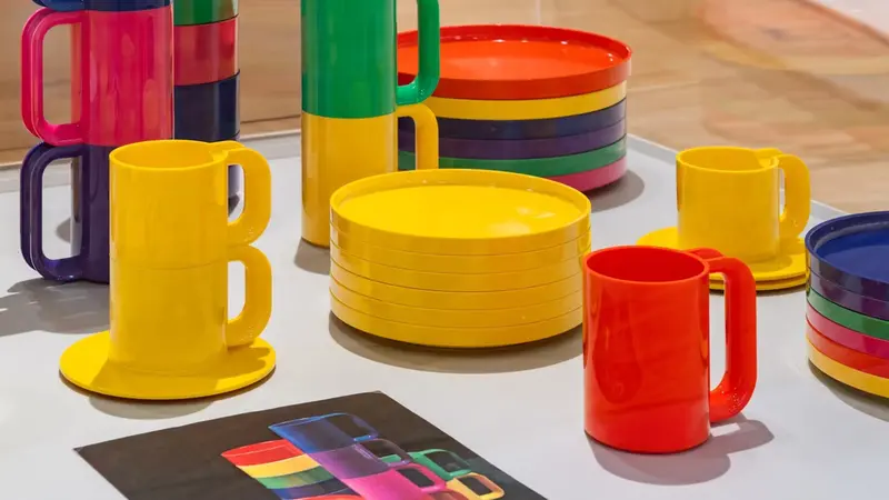 Le stoviglie impilabili dei Vignelli - Foto di Delfino Sisto Legnani, DSL Studio