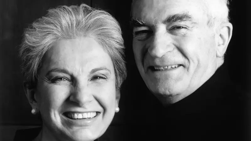 Lella e Massimo Vignelli - Foto di Luca Vignelli