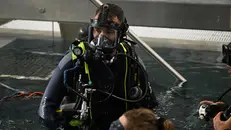 Il francese Arnaud Prost durante un'immersione - Esa/G. Zito