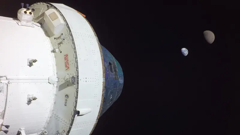Il modulo di servizio che dà energia a Orion è fornito dall'Esa - Foto Nasa