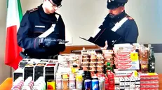 I prodotti sequestrati