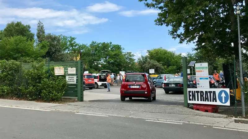 Il centro di raccolto di via Giotto