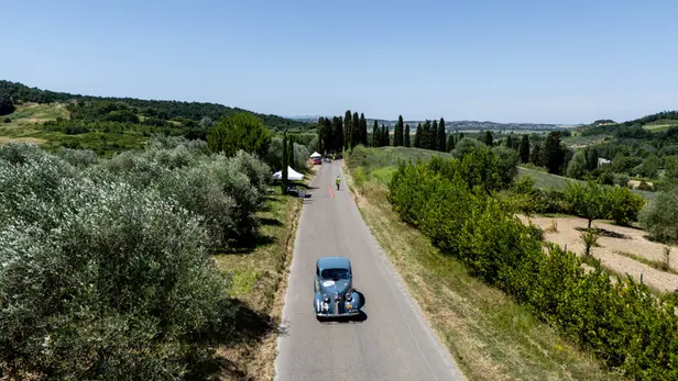 Mille Miglia 2026, la prova speciale a Montefoscoli