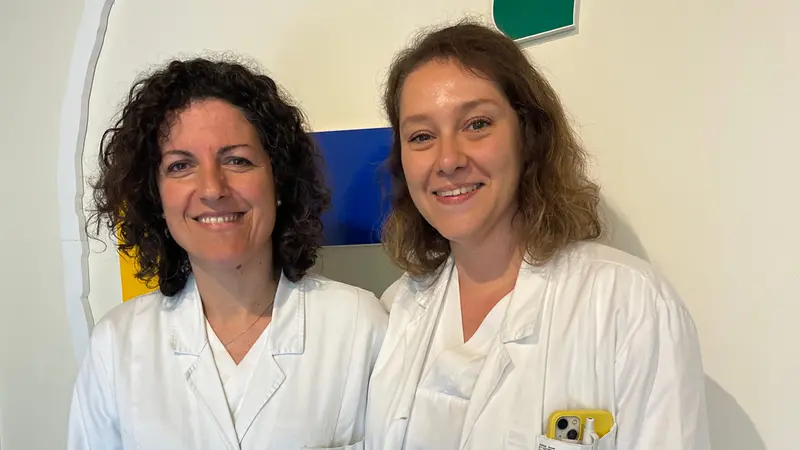 Tosini, medico del team nutrizionale multidisciplinare, e Duina, dietista
