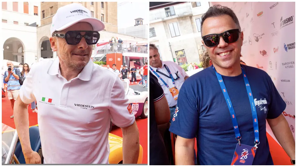 Giancarlo Fisichella e Loris Capirossi - © www.giornaledibrescia.it