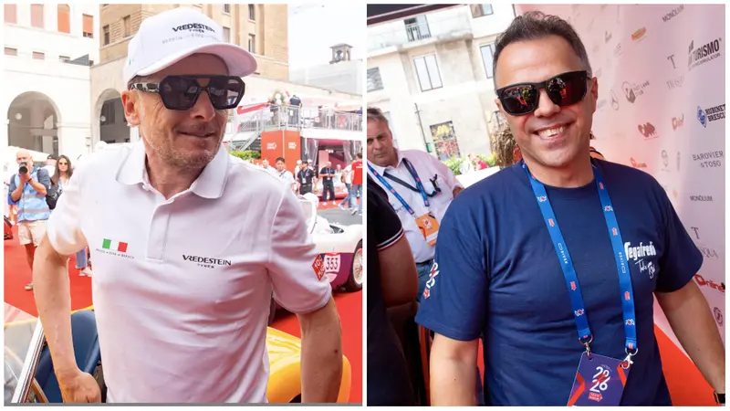 Giancarlo Fisichella e Loris Capirossi - © www.giornaledibrescia.it