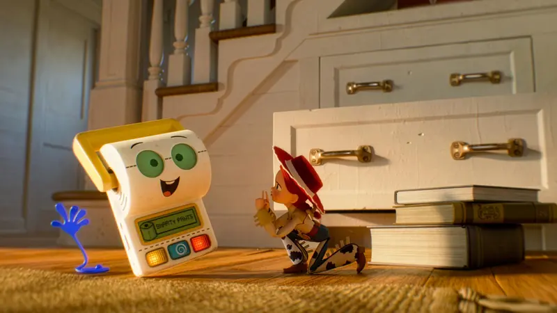 Una scena di Toy Story 5