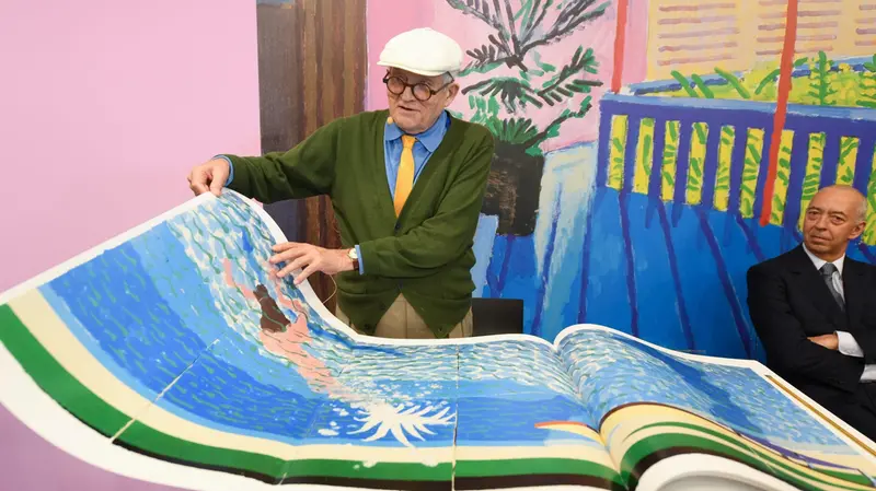 David Hockney è morto a Londra all'età di 88 anni - Foto Ansa/Epa © www.giornaledibrescia.it