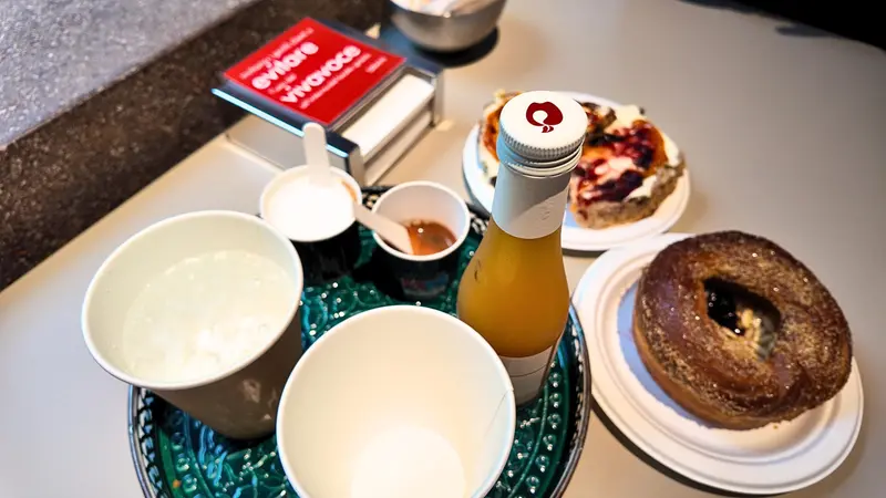 Colazione da Sirani, in città