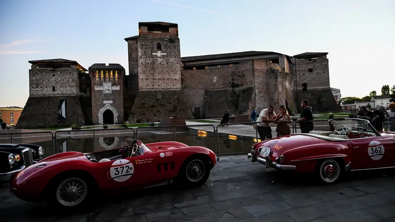Mille Miglia 2026, l'arrivo a Rimini