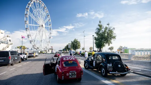Mille Miglia 2026, la partenza da Rimini