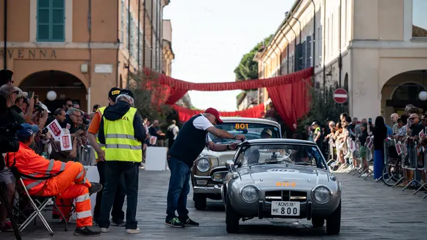 Mille Miglia 2026, il passaggio a Cervia
