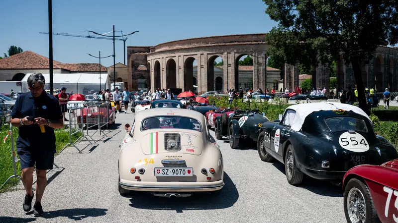 Mille Miglia 2026, il passaggio da Mantova