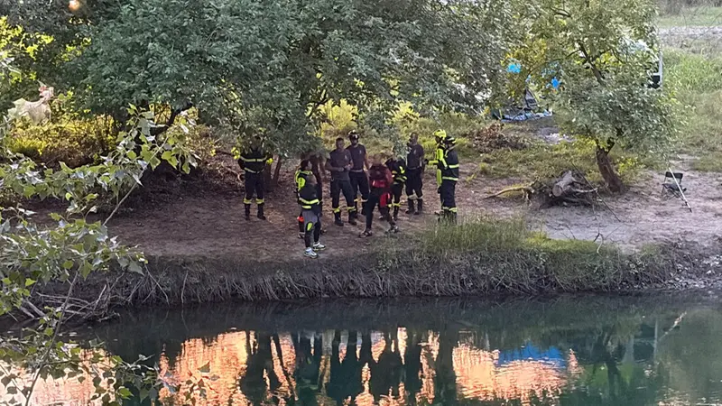 L'intervento a Roccafranca dove è annegato l'uomo