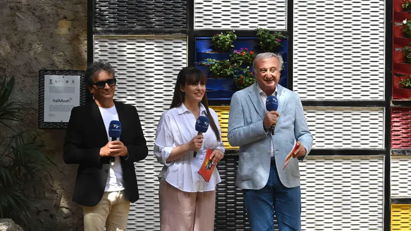 CRONACA BRESCIAPALAZZO MARTINENGO IN PIAZZA CON NOINELLA FOTO DA SX ZANETTI DEL MEDICO RECALCATI PER CARINI 14-06-2026 MARCO ORTOGNI NEW EDEN GROUP
