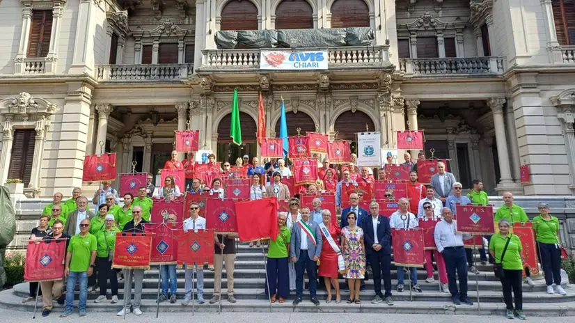 Foto di gruppo a Villa Mazzotti