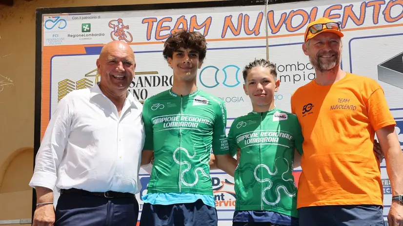 I due campioni regionali Esordienti a Nuvolento - foto Rodella