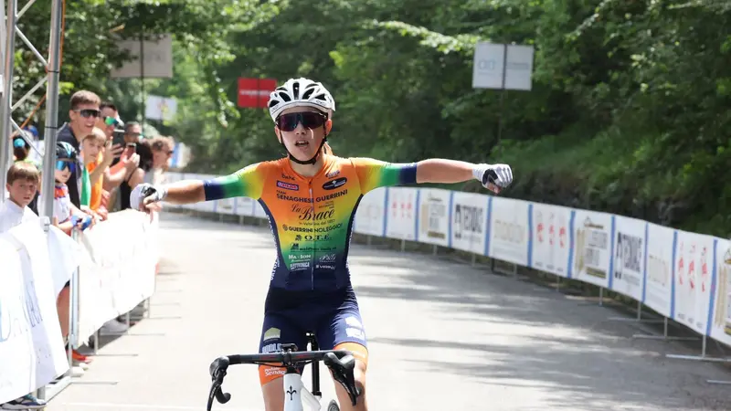 La vittoria di Pupillo della Senaghese Guerrini a Nuvolento - foto Rodella