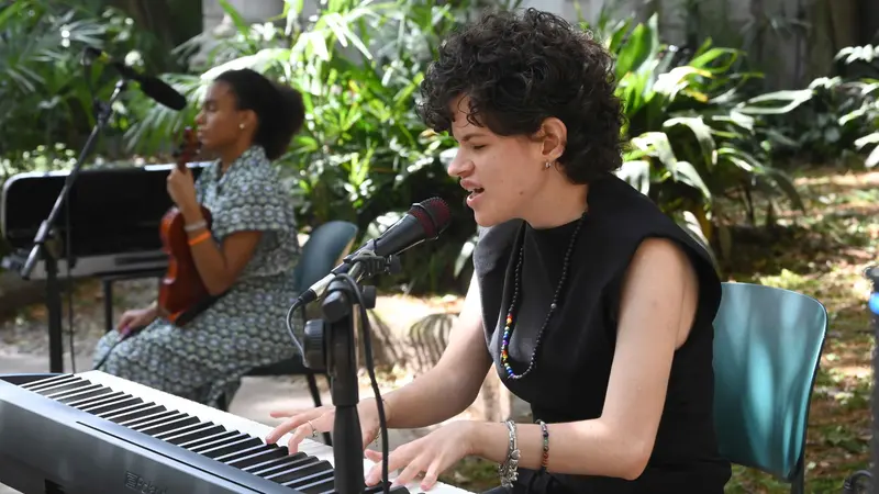 Momenti musicali hanno allietato la mattinata