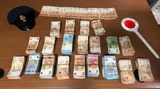 I soldi sequestrati nell'ambito dell'inchiesta