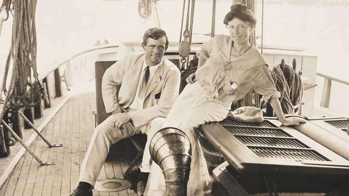 Jack London con la moglie Charmian Kittredge