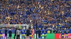 Per il popolo di Curaçao la prima ad un Mondiale è stata comunque una festa - Foto Ansa © www.giornaledibrescia.it