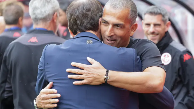 Sabri Lamouchi, l'allenatore esonerato dalla Tunisia ai Mondiali - Foto Ansa © www.giornaledibrescia.it
