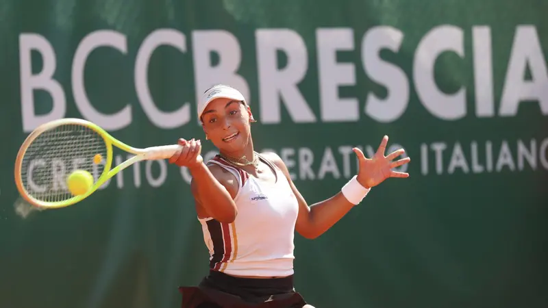 Jennifer-Ruggeri sta disputando un ottimo torneo sui campi della Forza e Costanza - Foto Felice Calabrò, ufficio stampa Internazionali