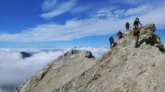 Escursionisti in montagna - Foto Soccorso alpino e speleologico/Cnsas