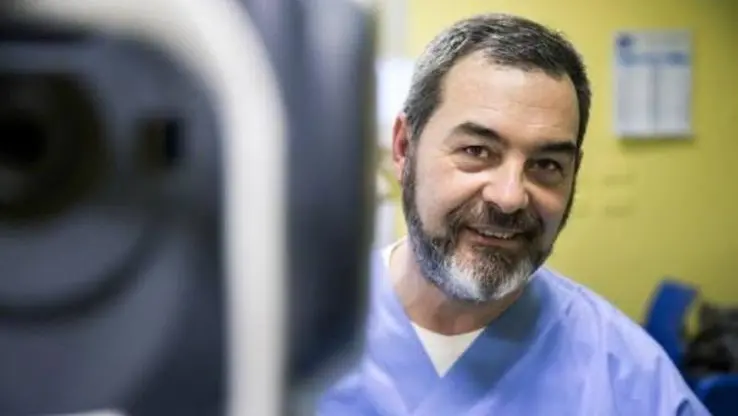 Gianpaolo Gatta, responsabile dell’Unità operativa di Oculistica dell’Istituto clinico S. Anna