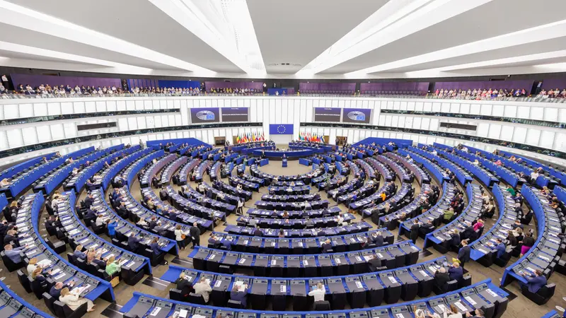 Il Parlamento Europeo a Strasburgo - Epa