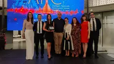 Un momento della premiazione