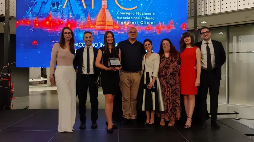 Un momento della premiazione