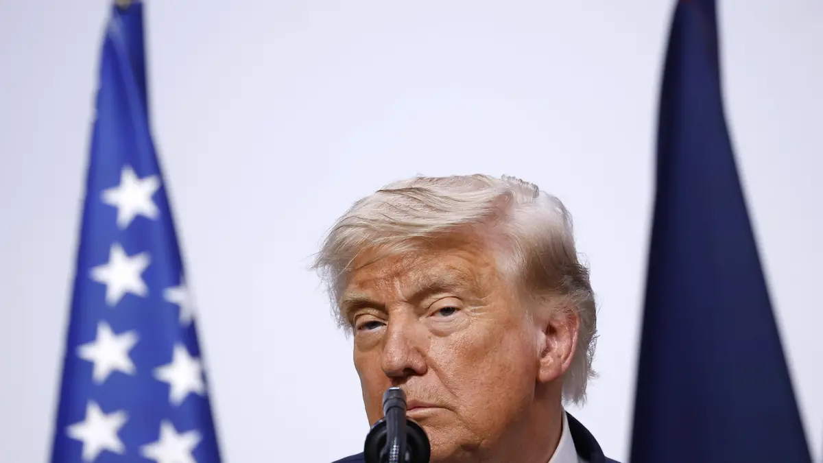 Donald Trump, presidente degli Stati Uniti - Foto Epa/Yoan Valat © www.giornaledibrescia.it