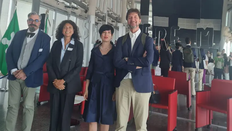 Paolo Festa, Nini Ferrari, Daniela Mena e Massimo Lanzini a Milano
