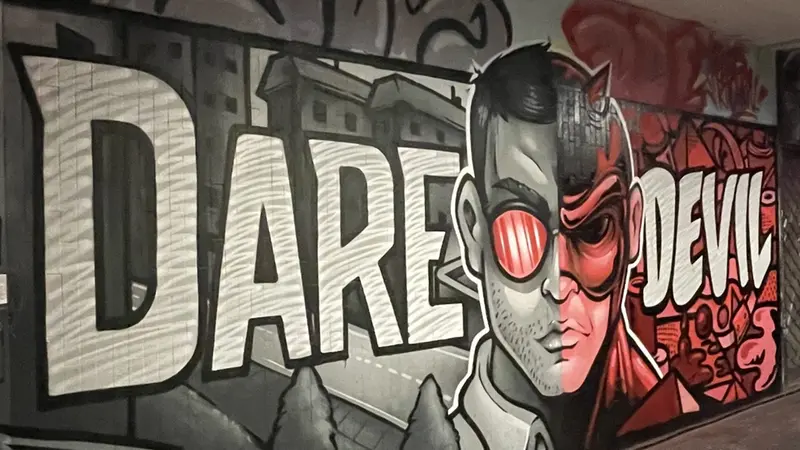 I graffiti per Daredevil