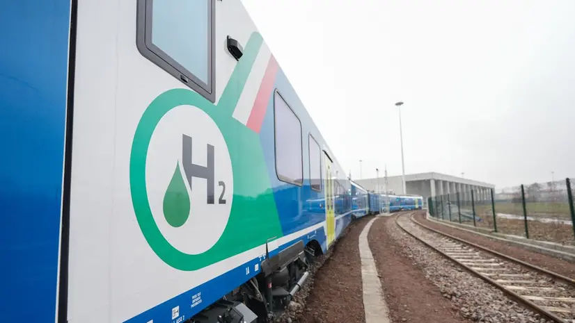 Un vagone del treno a idrogeno - © www.giornaledibrescia.it