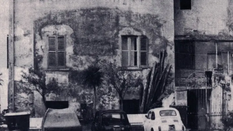 Una foto storica della scuola dell'infanzia nata grazie a un lascito