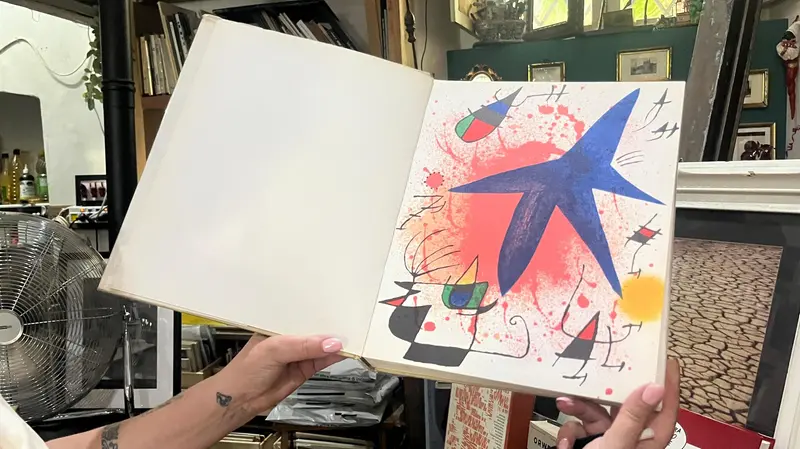 Una litografia di Mirò - © www.giornaledibrescia.it