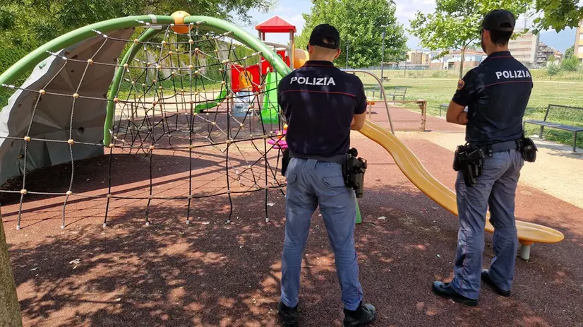 L'area giochi di via Ischia
