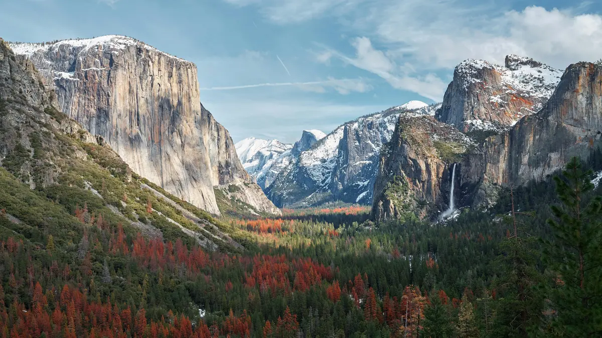 Il parco nazionale di Yosemite negli Stati Uniti