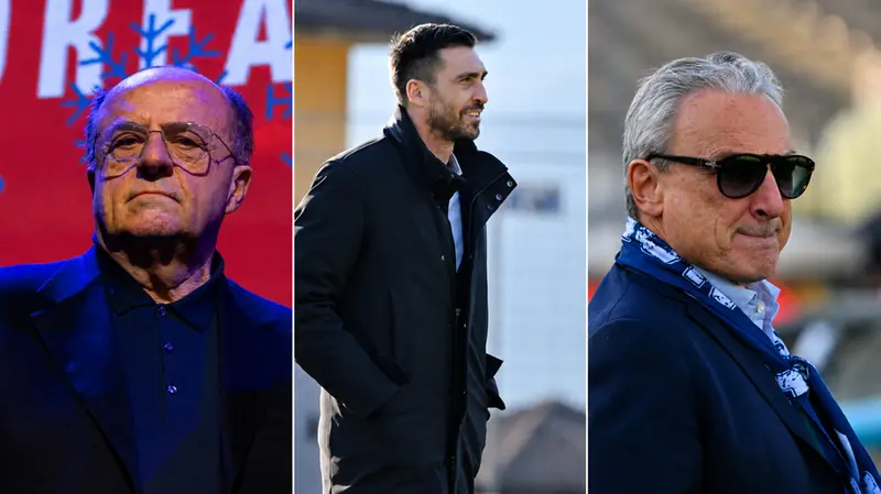 Da sinistra Giuseppe Taini, Andrea Caracciolo e Giuseppe Pasini