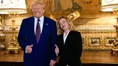 Donald Trump e Giorgia Meloni - Foto Ansa © www.giornaledibrescia.it