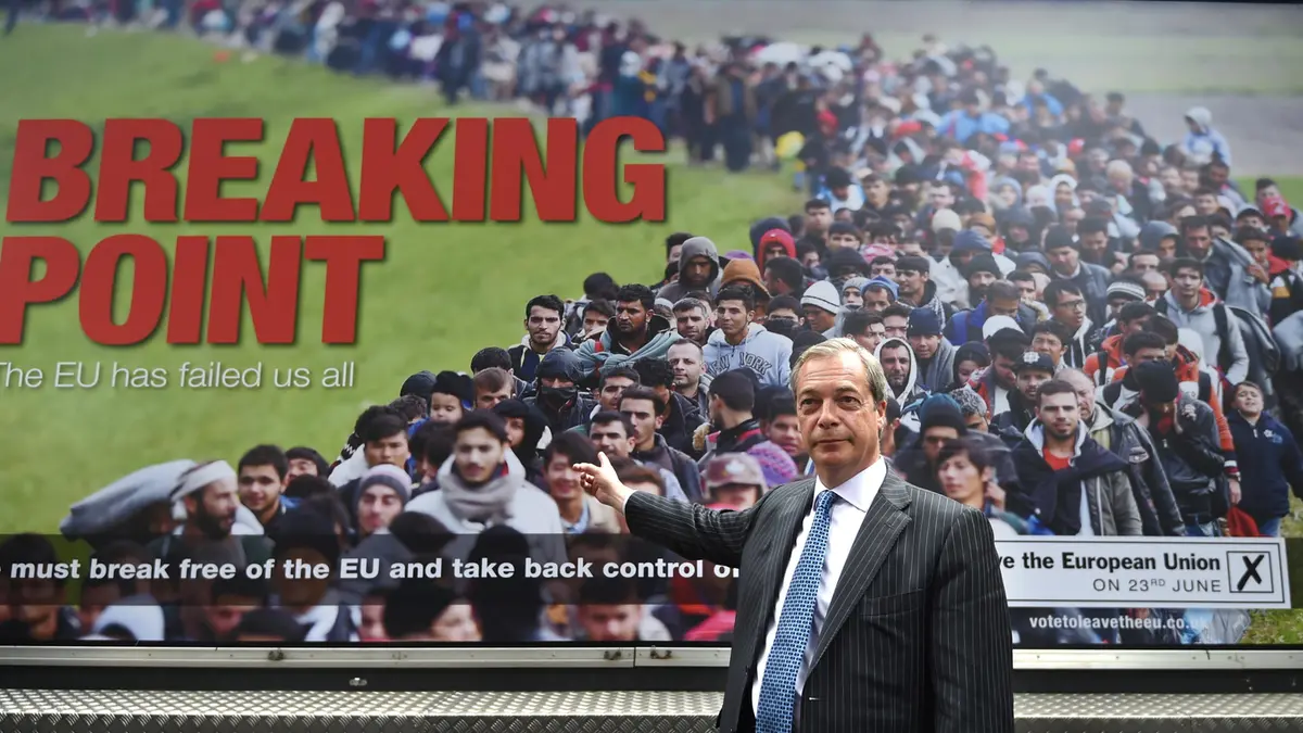 Nigel Farage, promotore della Brexit - Foto Ansa © www.giornaledibrescia.it