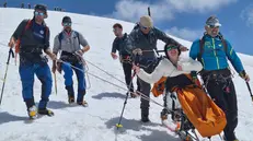 La discesa verso Cervinia